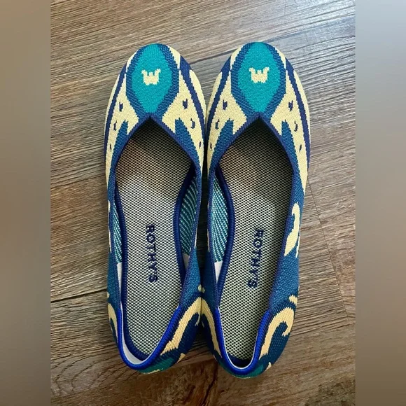 Rothy’s Shoes Flats The Flat Women's US 8 Moroccan Retired Ltd. Edition Ballet - Picture 6 of 10